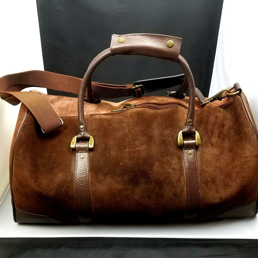 Marlboro Suede Duffel Bag